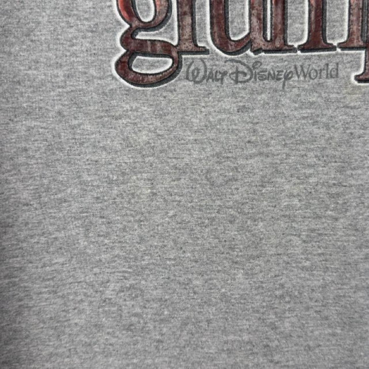 Vintage 00s Grumpy Walt Disney World Grey T Shirt (L)