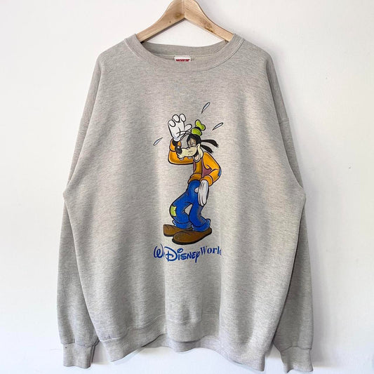 Vintage Goofy Walt Disney World 90s Sweatshirt (XXL)