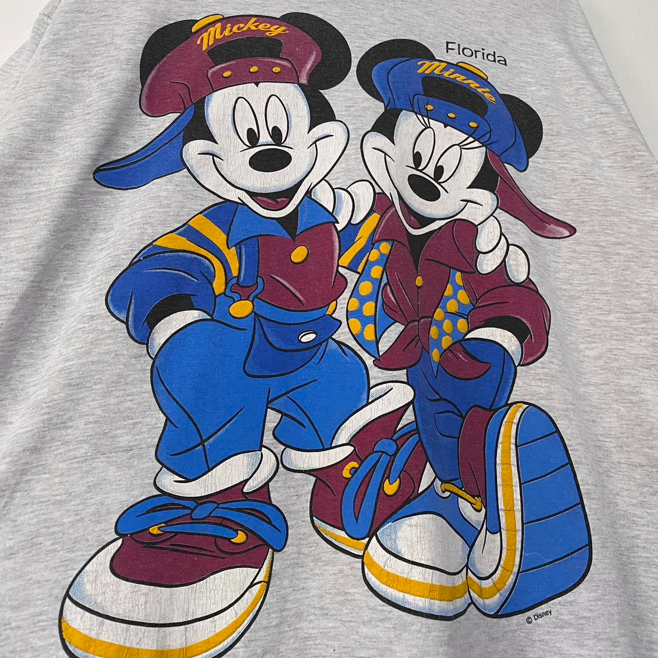 Vintage Mickey & Minnie Florida 90s T Shirt (XL)