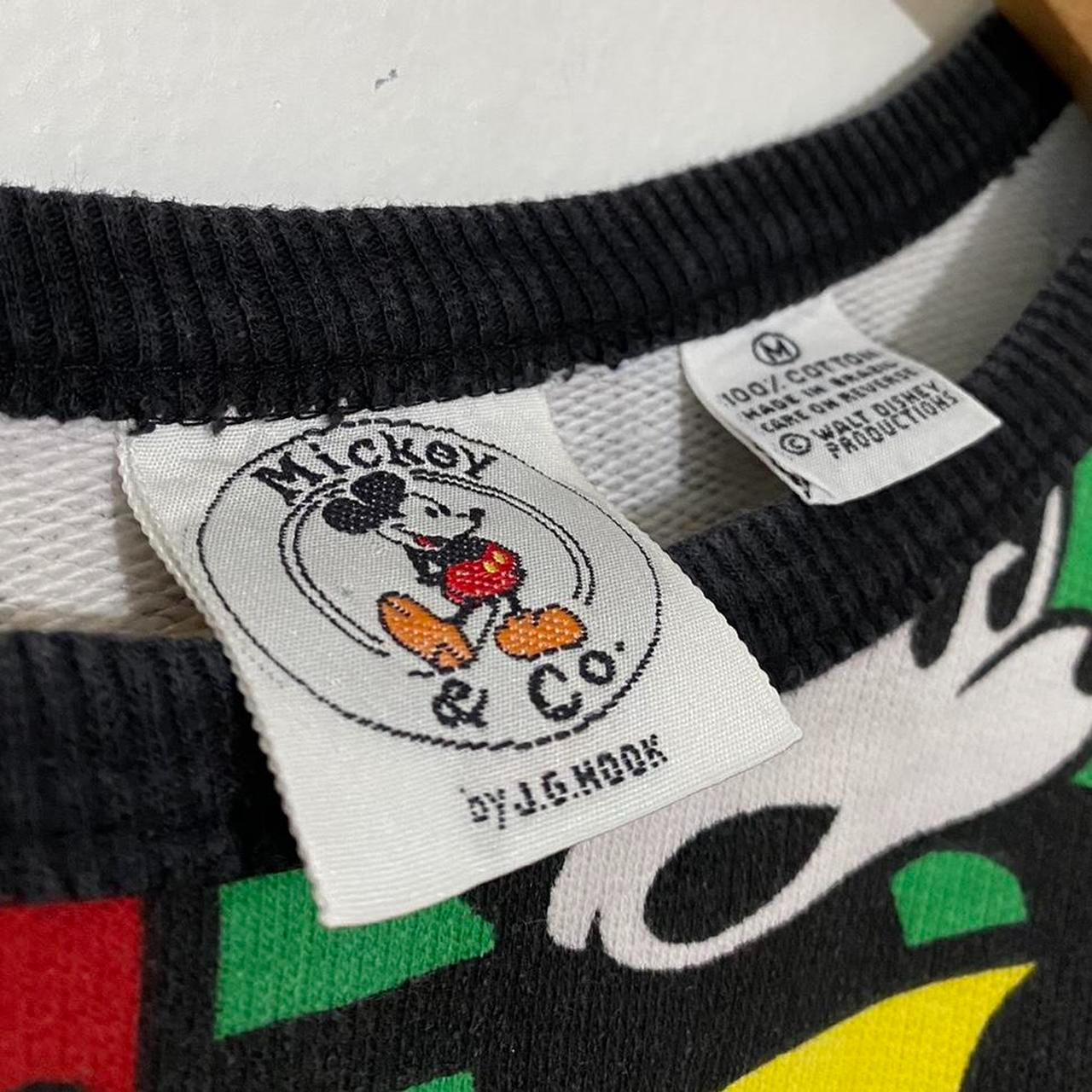 Vintage Mickey & Co Colour Squares Sweatshirt (M)