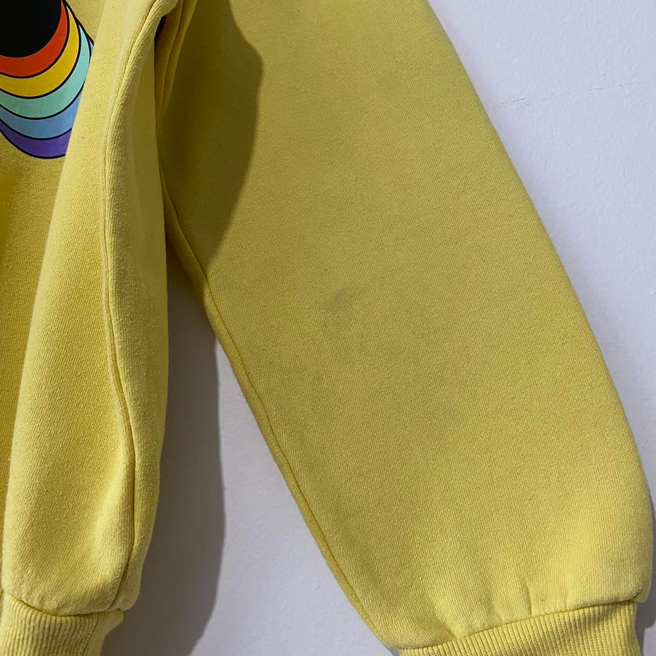 Rainbow Mickey & Co Yellow Sweatshirt (Petite M)