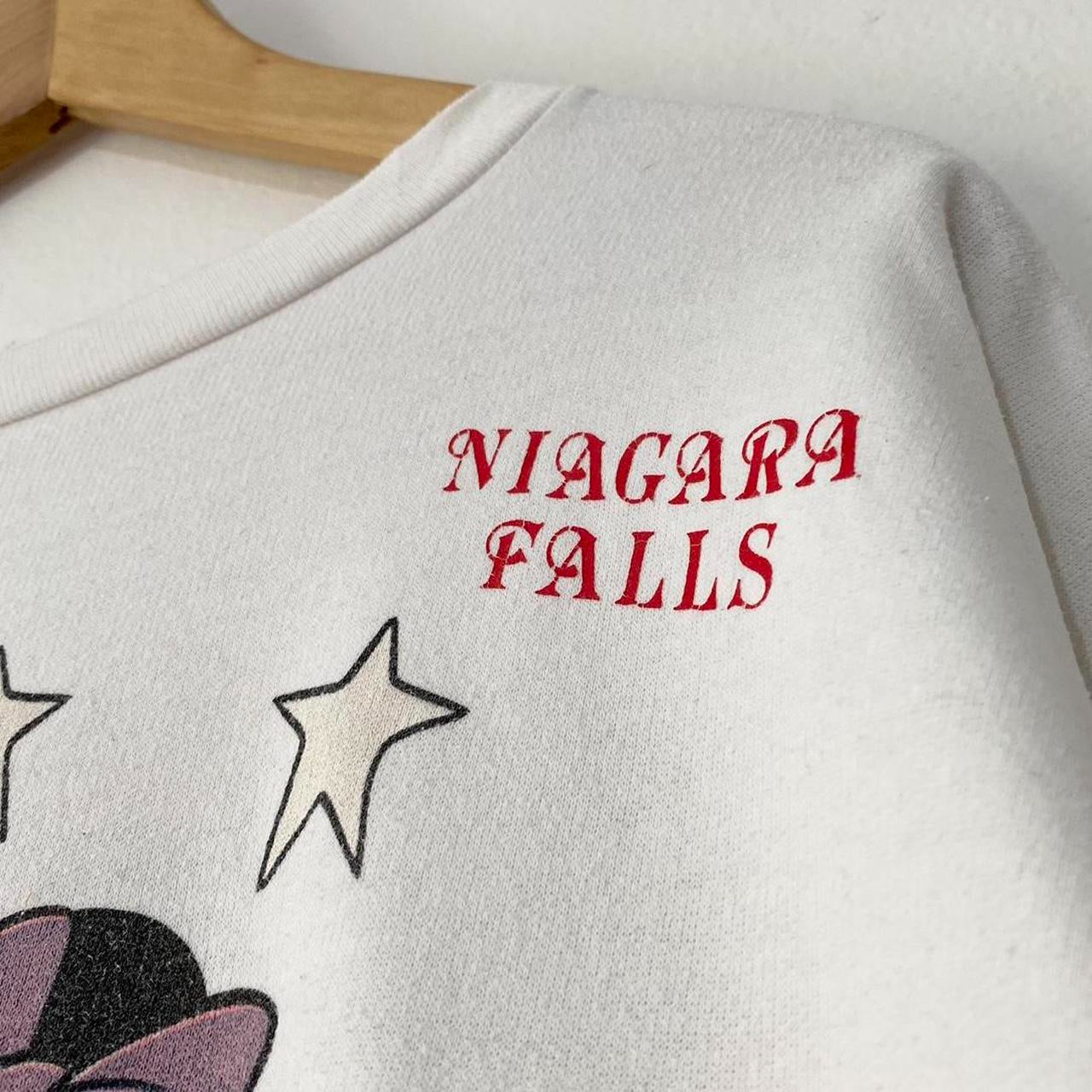 Vintage Mickey & Minnie Niagara Falls 80s Sweatshirt (Petite L)