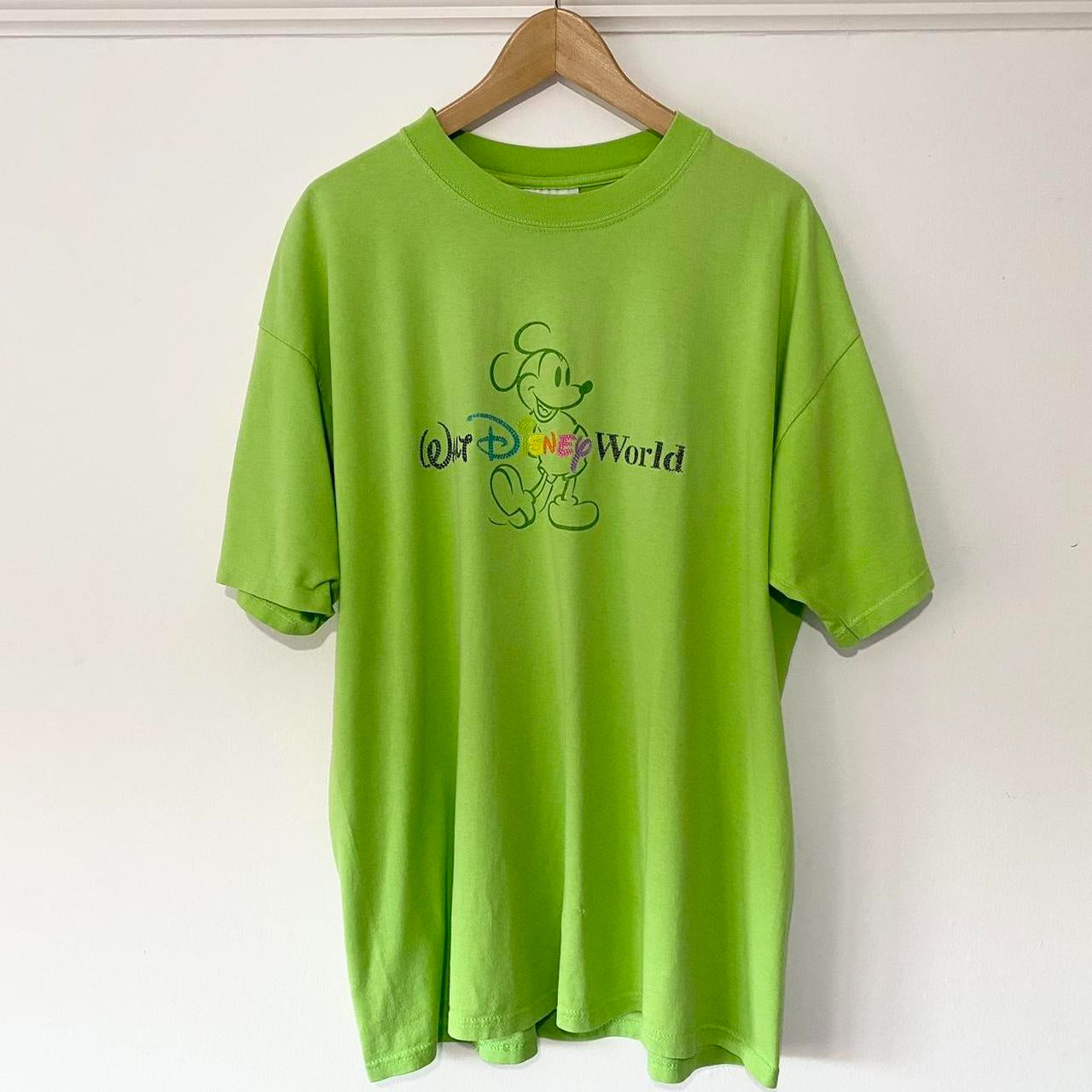 Vintage Walt Disney World Green T Shirt (XL)