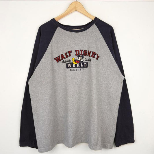 Vintage 00s Walt Disney World Embroidered Long Sleeve (XL)