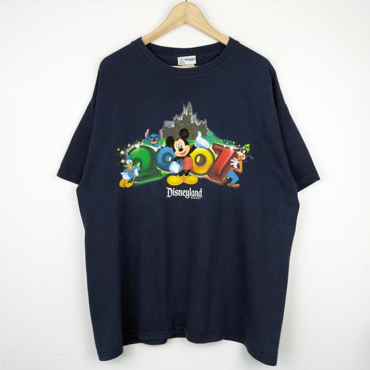 Disneyland Resort 2007 Navy Blue T Shirt ( XL)