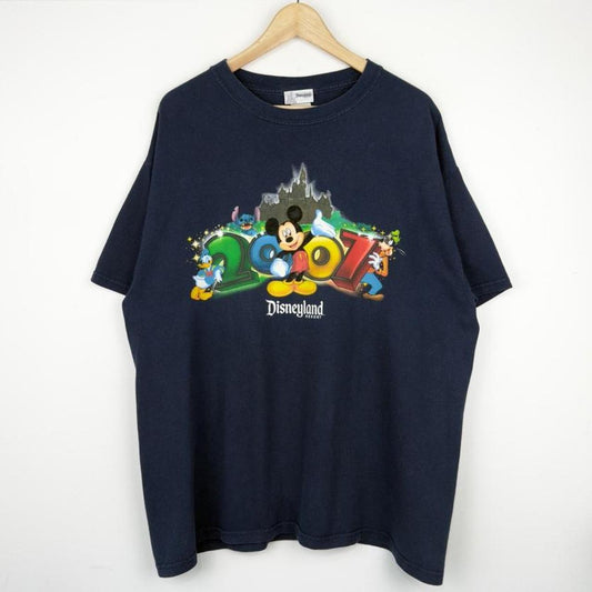 Disneyland Resort 2007 Navy Blue T Shirt ( XL)