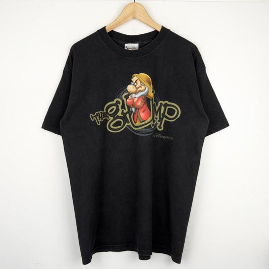 Vintage 00s Walt Disney World Grumpy Black T Shirt (L)