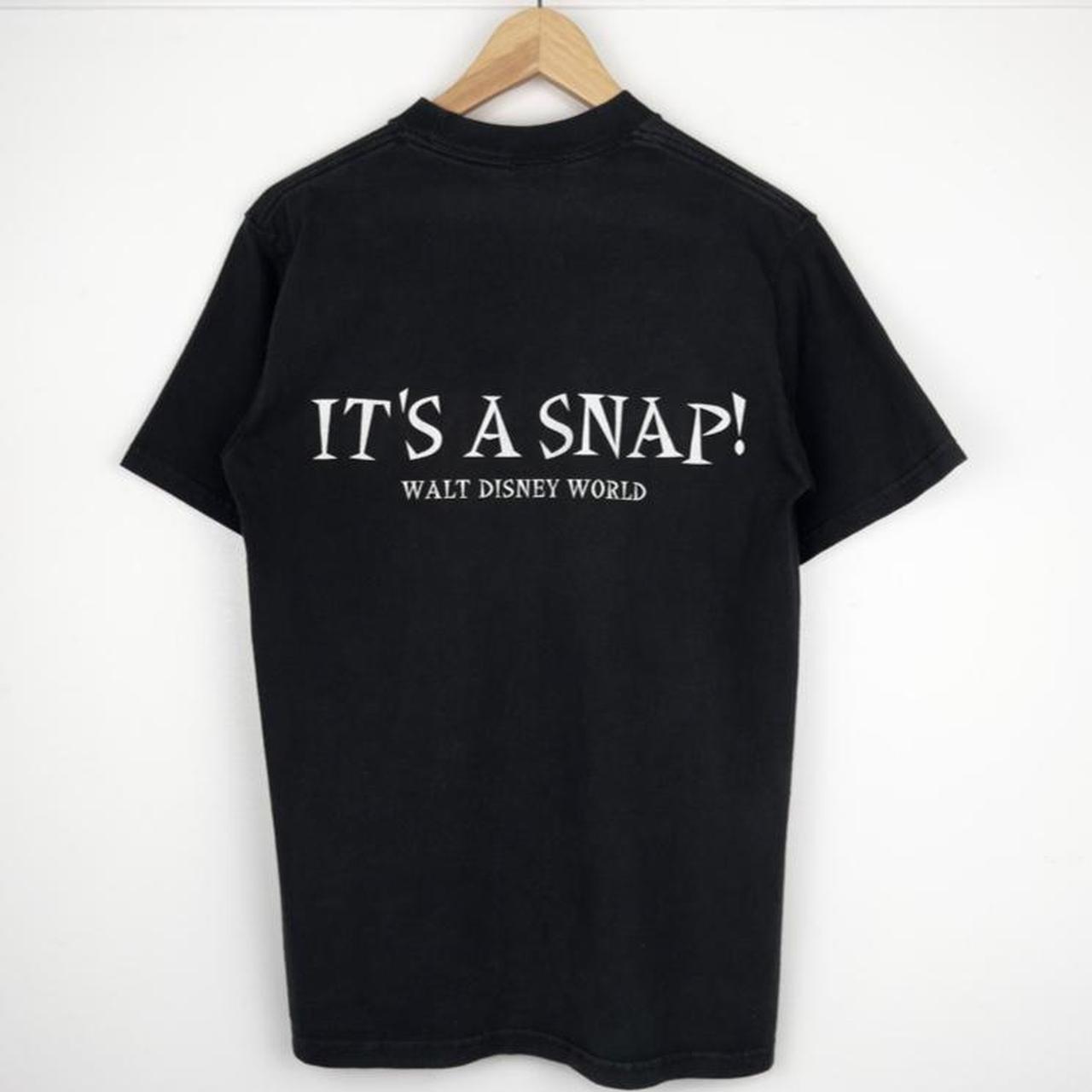 Vintage 90s Tower of Terror It's A Snap Disney World Black T Shirt (M)