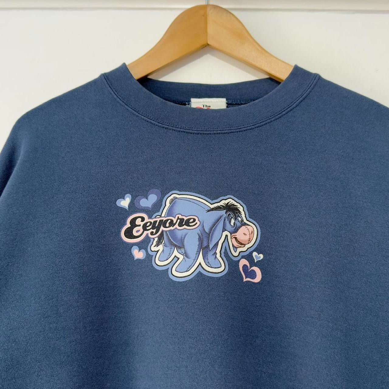 Vintage Eeyore Love Hearts 00s Sweatshirt (XL)