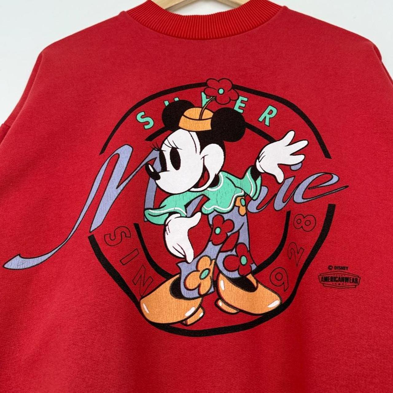 Vintage 90s Minnie Mouse Red Sweatshirt (M)