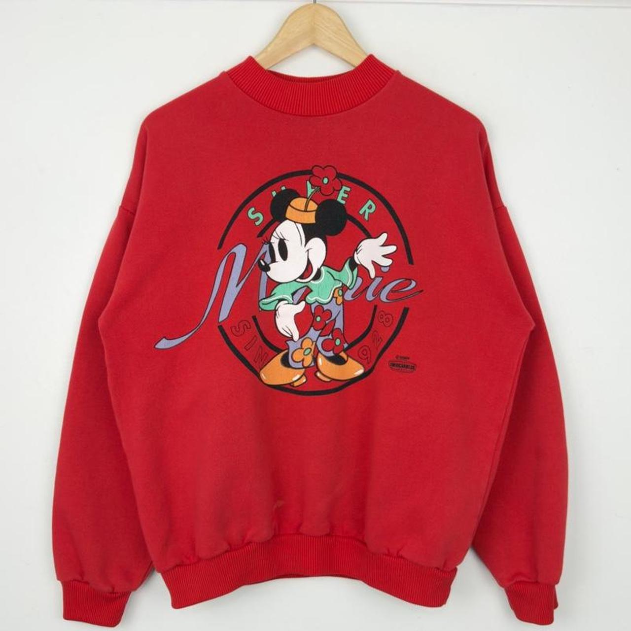 Vintage 90s Minnie Mouse Red Sweatshirt (M)