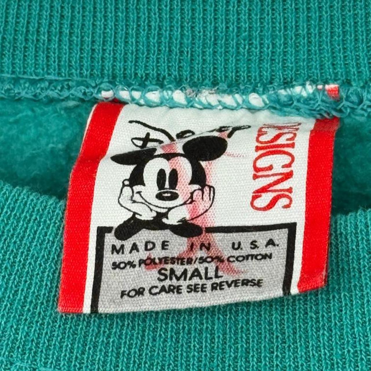 Vintage 90s Minnie Mouse Disney Designs Green Sweatshirt (XS/S)