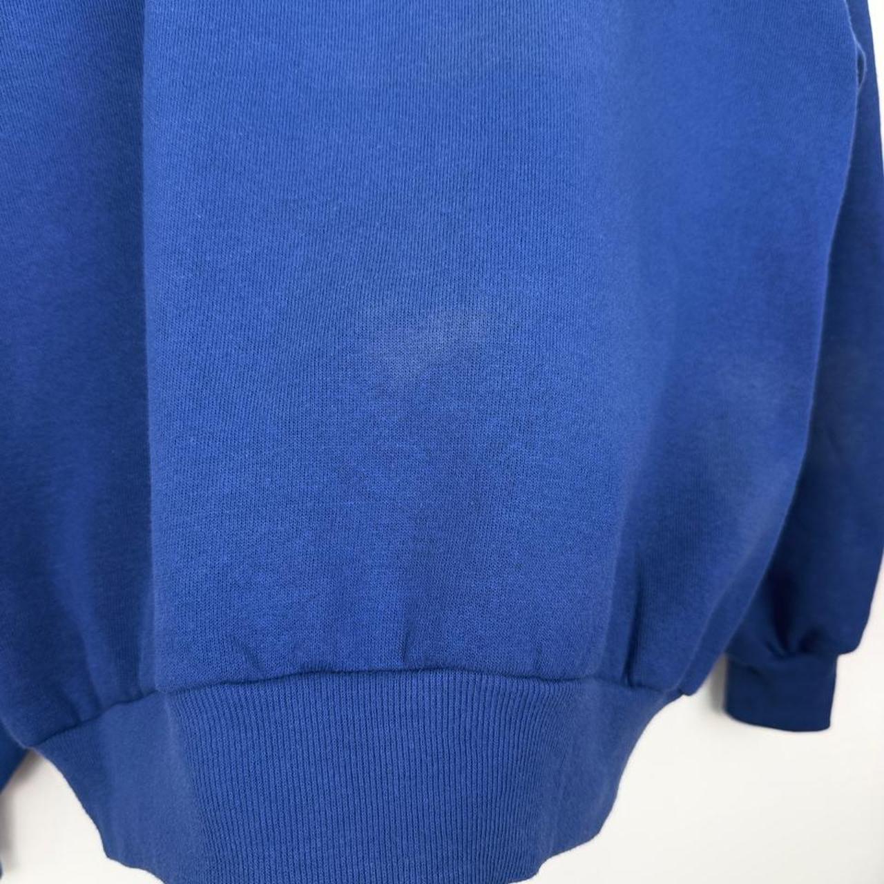 Vintage 90s Mickey Mouse Embroidered Blue Sweatshirt (M)