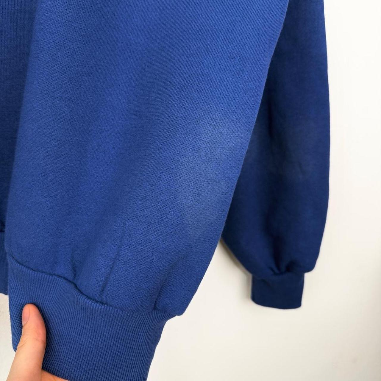 Vintage 90s Mickey Mouse Embroidered Blue Sweatshirt (M)
