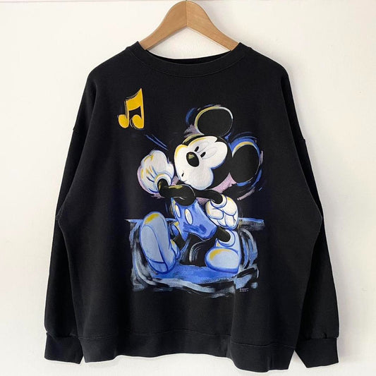 Vintage Mickey Whistling 90s Sweatshirt (L/XL)