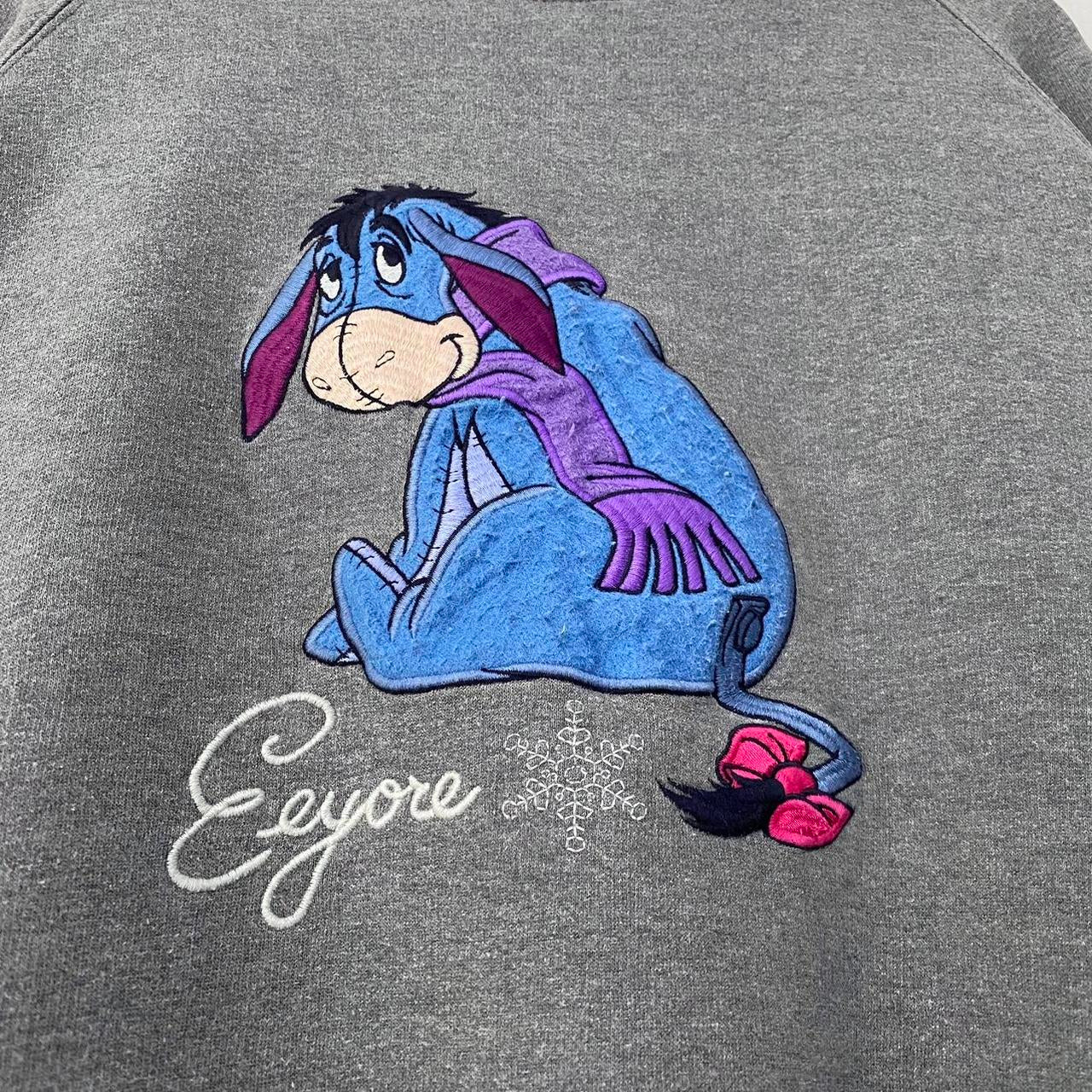 Vintage Eeyore Winter Scarf Sweatshirt (XL)