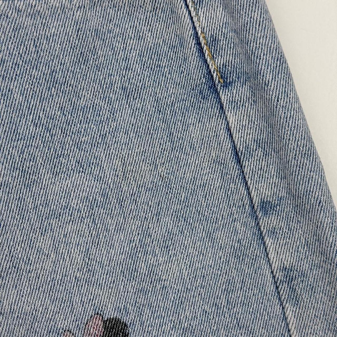 Vintage 90s Mickey & Friends Light Blue Denim Shorts (S)