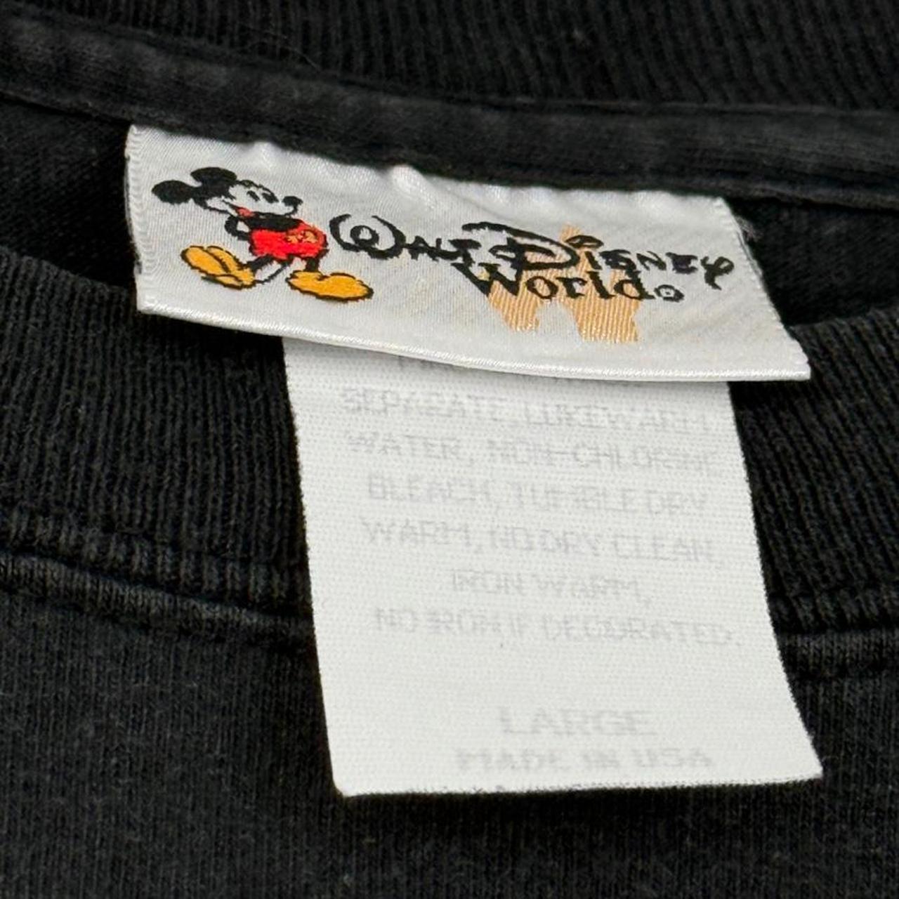 Vintage 00s Walt Disney World Mickey Black Pocket T Shirt (L)