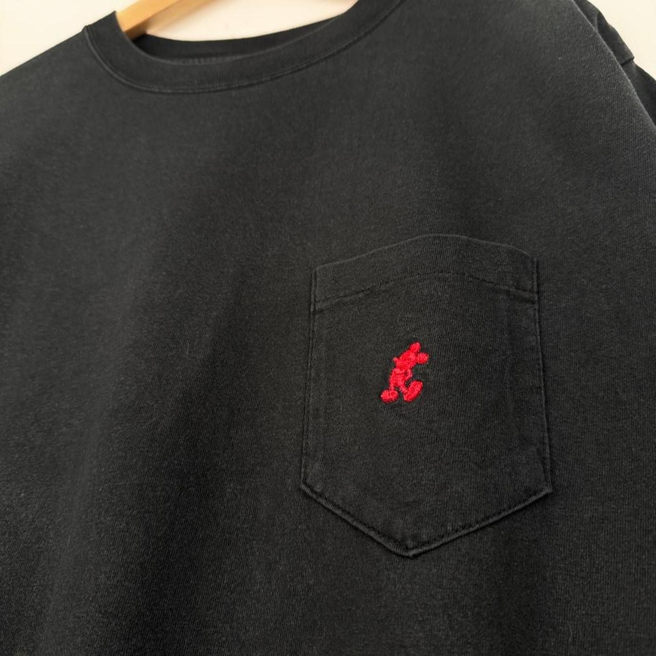 Vintage 00s Walt Disney World Mickey Black Pocket T Shirt (L)