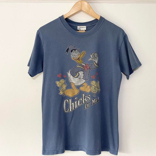 Disney Donald Duck Chicks Dig Me 00s T Shirt (S)