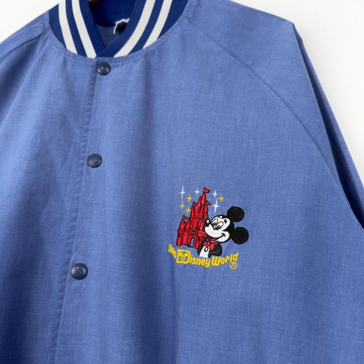 Vintage 80s Walt Disney World Embroidered Bomber Varsity Jacket (L)