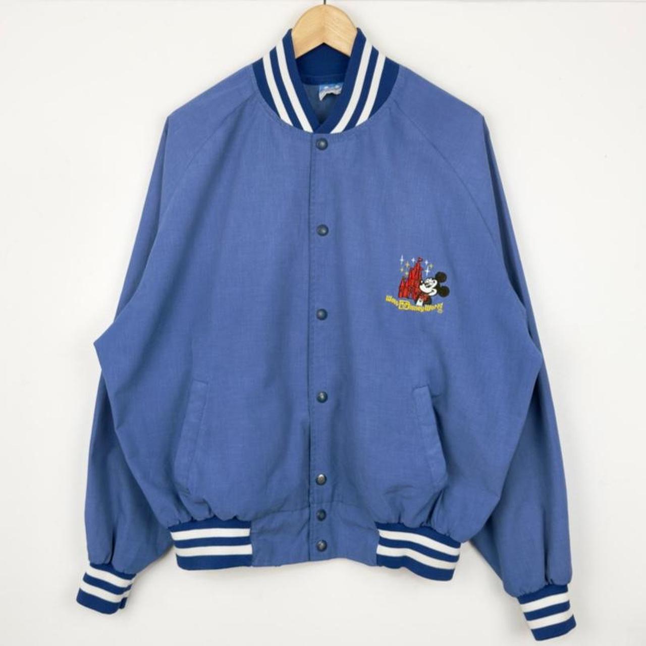 Vintage 80s Walt Disney World Embroidered Bomber Varsity Jacket (L)
