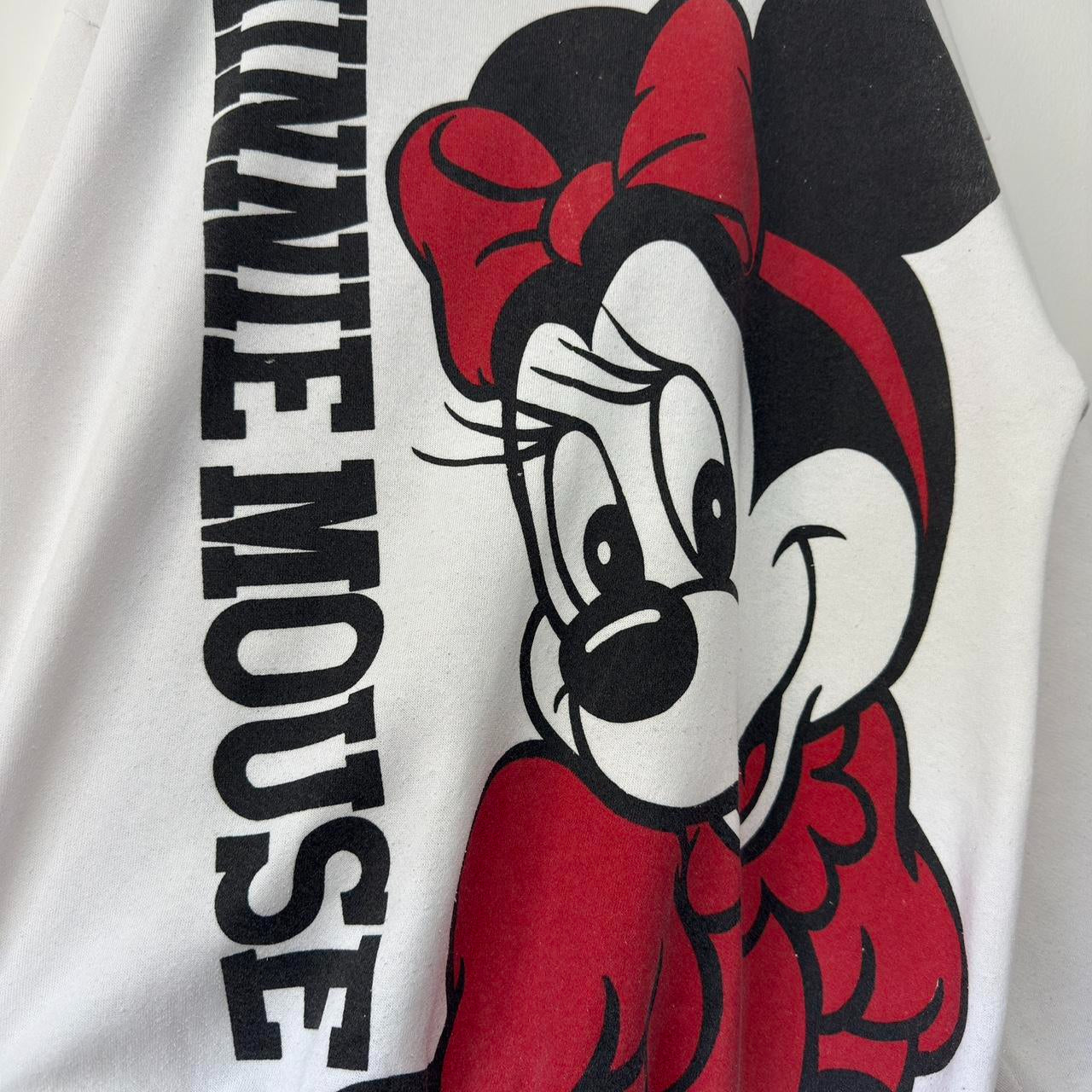 Vintage Minnie Mouse Big Print 90s Sweatshirt (M/L)