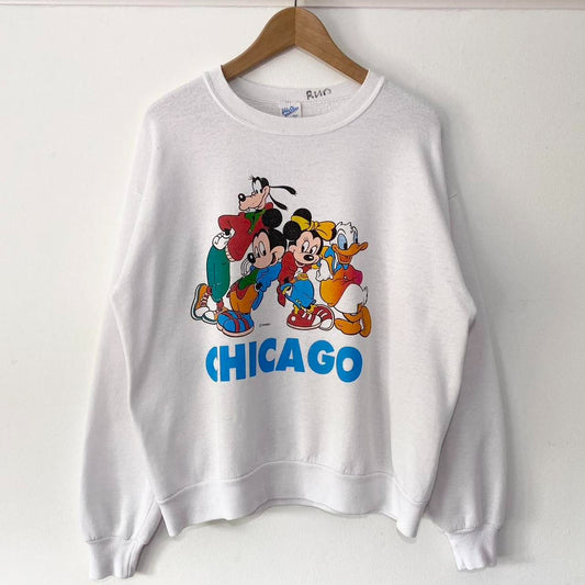 Vintage Chicago Mickey & Friends 90s Sweatshirt (M)