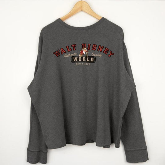 Walt Disney World Grumpy Embroidered 2000s Long Sleeve (XL)