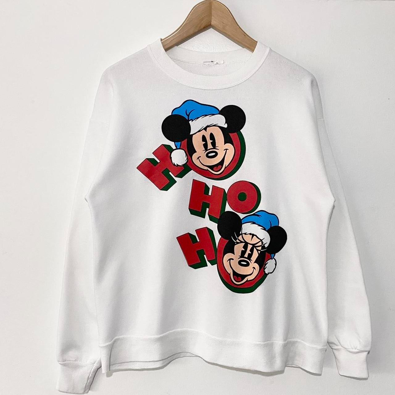 Vintage Mickey & Minnie Ho Ho Ho Sweatshirt (S)