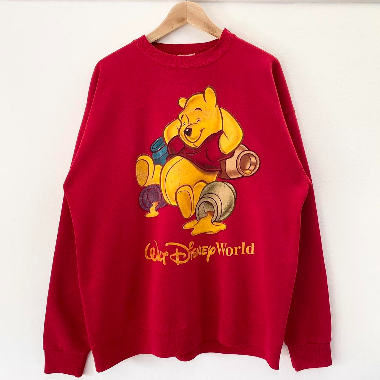 Vintage Pooh Hunny Pots Disney World 90s Sweatshirt (L)