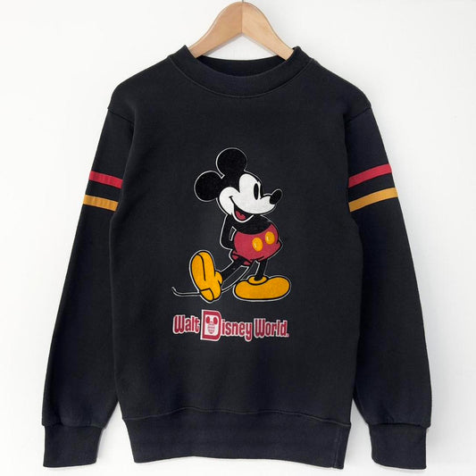 Vintage Walt Disney World Striped 90s Sweatshirt (XS)