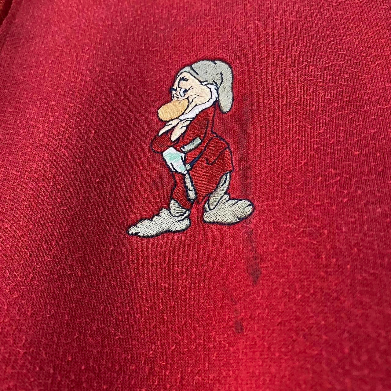 Vintage Disney Grumpy 00s Zip Up Hoodie (XL)