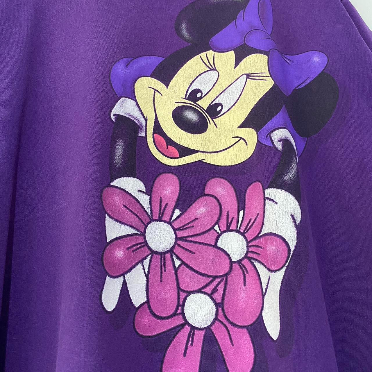 Vintage Minnie Mouse Flowers 90s T Shirt (XL)