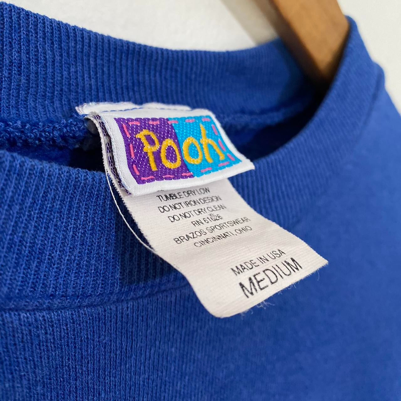 Vintage Pooh Blue 90s Sweatshirt (S)