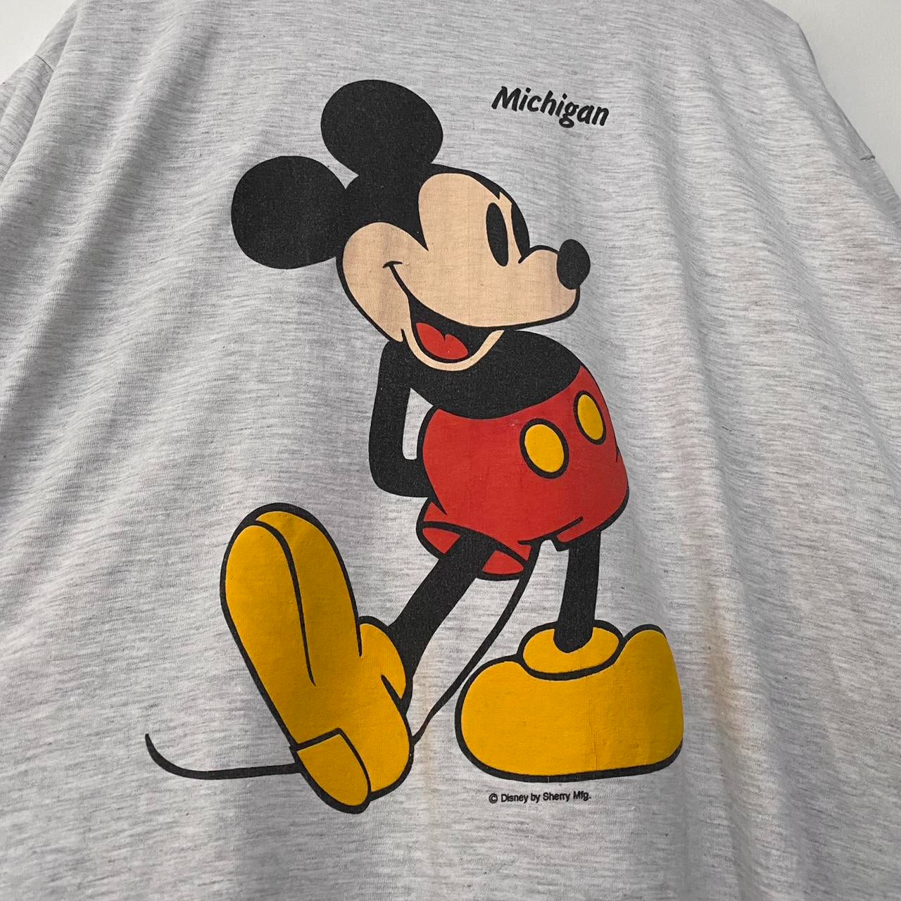 Vintage Mickey Mouse Michigan 90s T Shirt (XL)