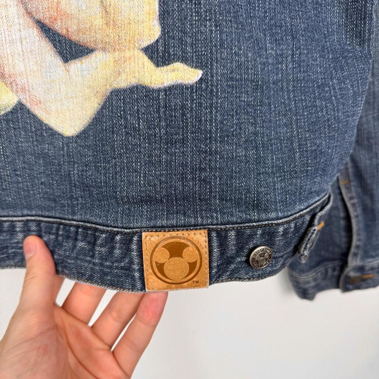 Disney Tinker Bell 2000s Blue Denim Jacket (L)