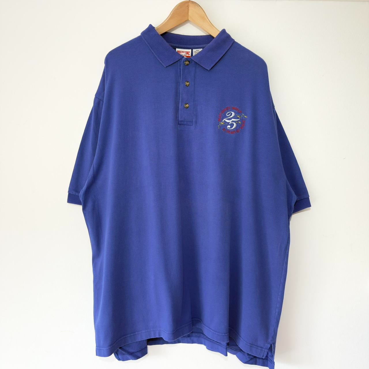 Vintage Disney World 25th Anniversary Polo Shirt (XXL/XXXL)