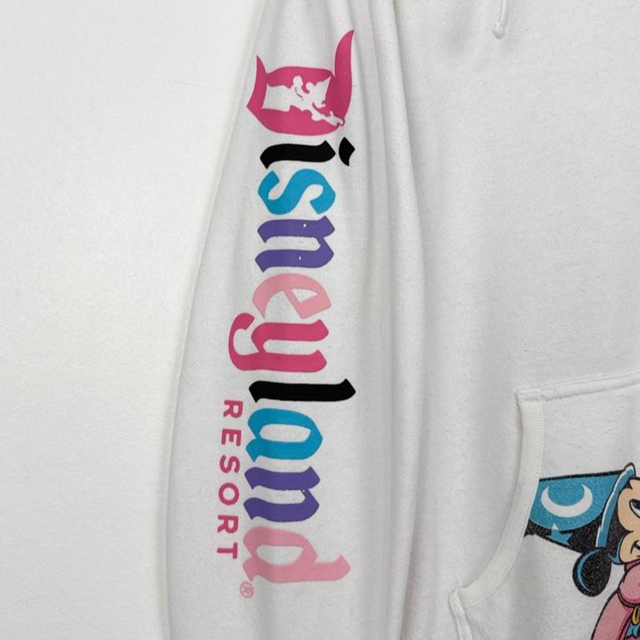 Disneyland 2013 Sorcerer Mickey White Zip Up Hoodie (Women's XL)