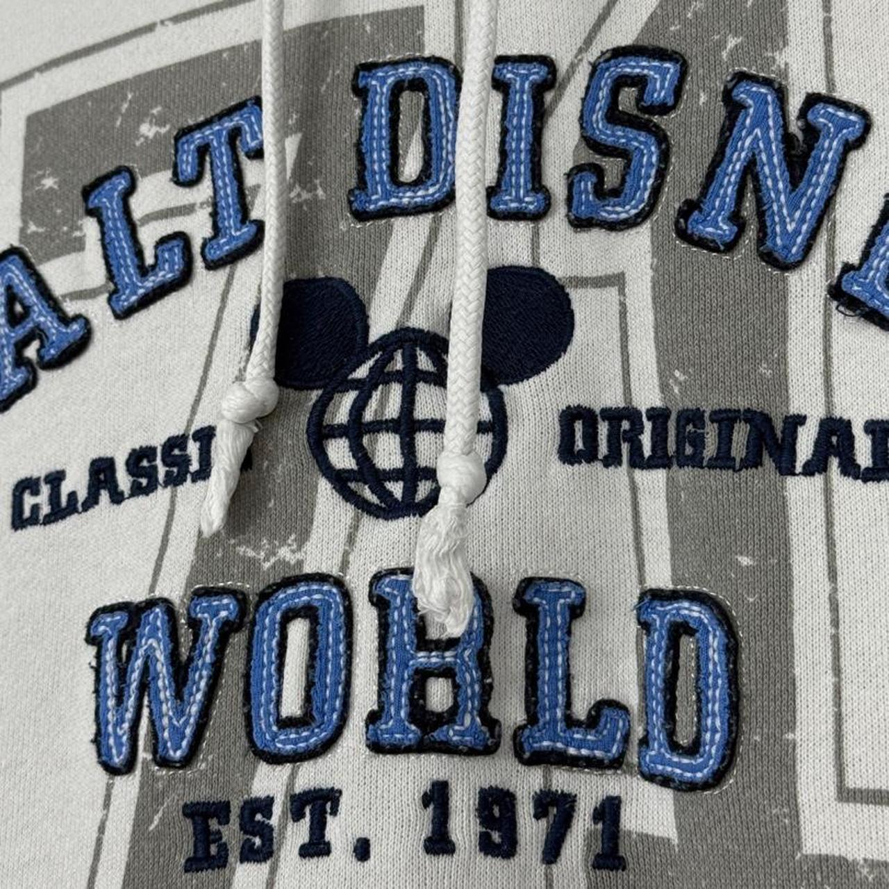 Walt Disney World Embroidered Spell Out 2000s Hoodie (XXL)