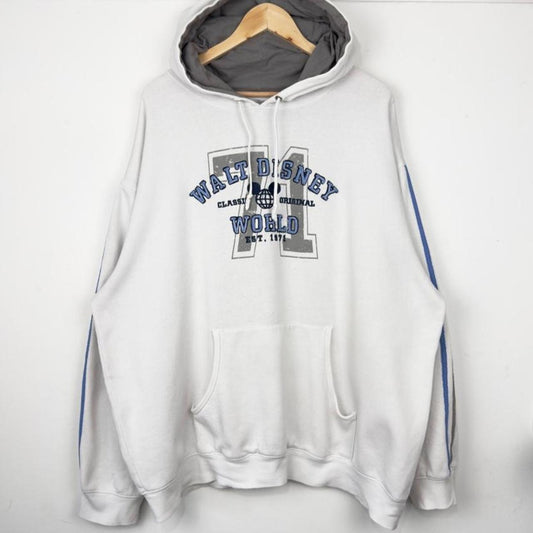 Walt Disney World Embroidered Spell Out 2000s Hoodie (XXL)