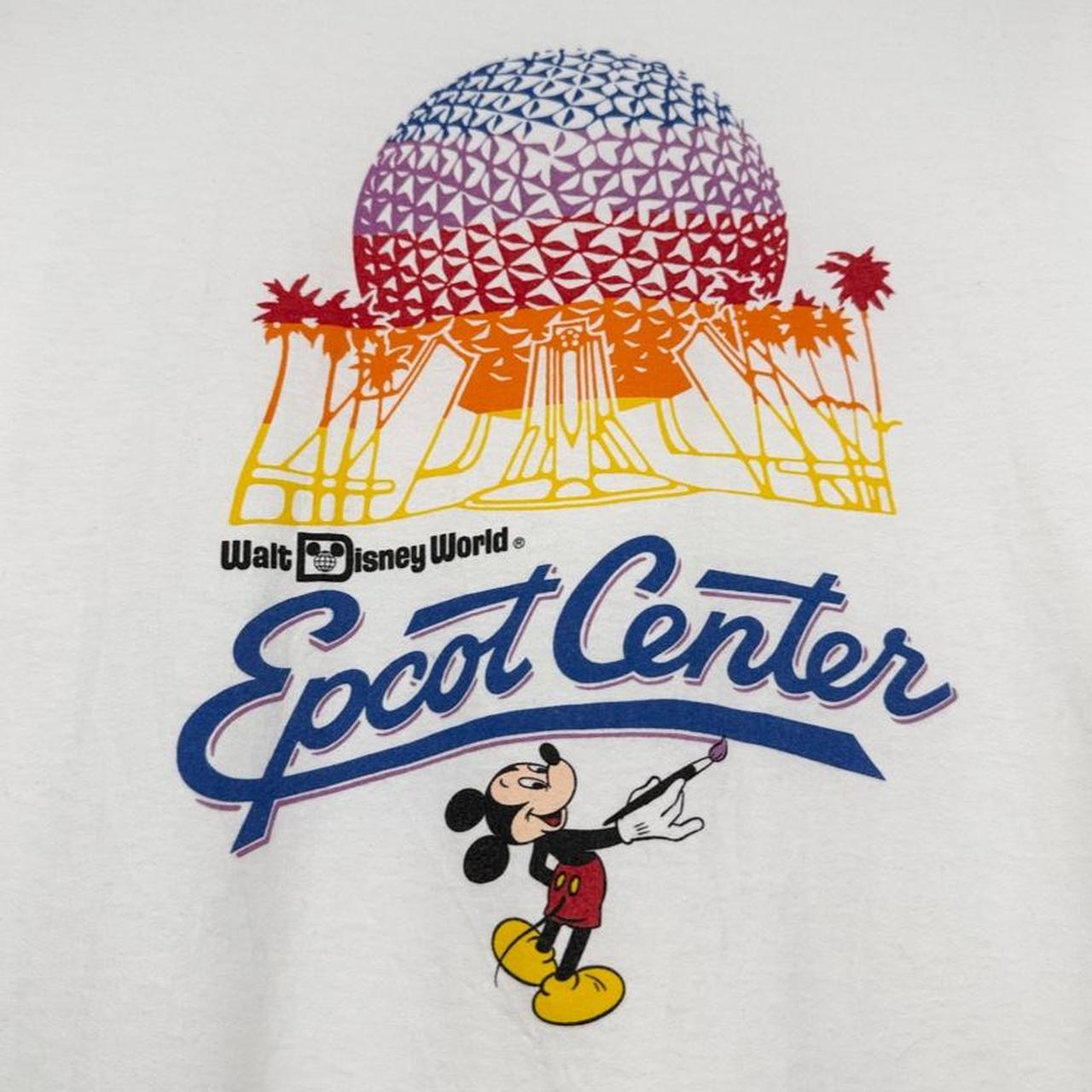 Vintage 90s Epcot Center Walt Disney World White T Shirt (M)
