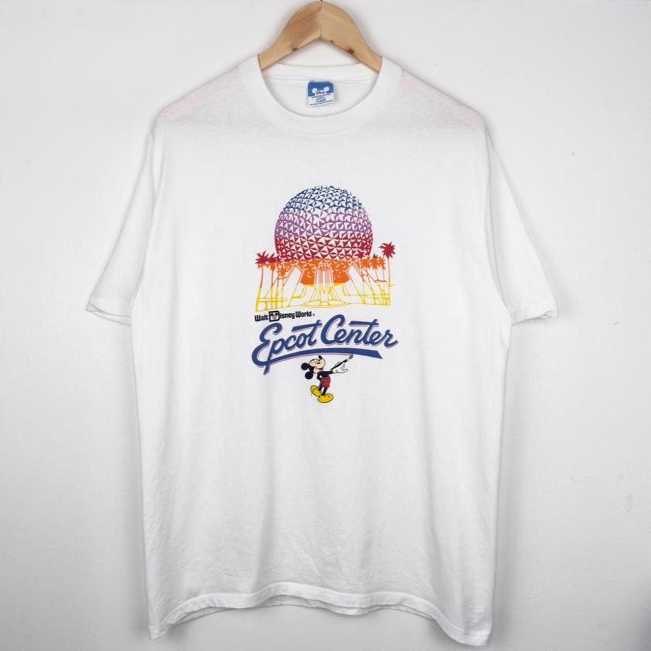 Vintage 90s Epcot Center Walt Disney World White T Shirt (M)