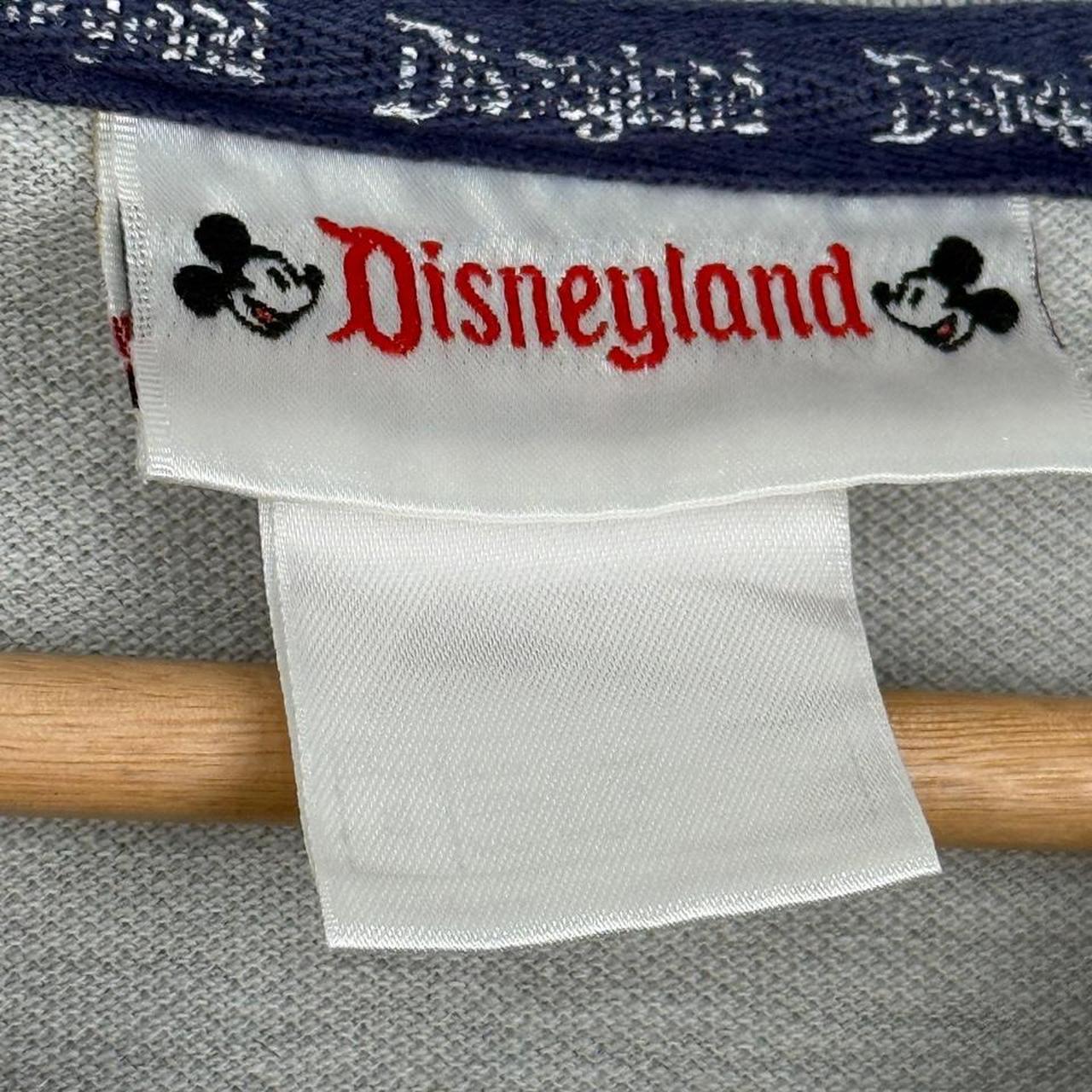 Vintage 00s Disneyland Mickey Grey Polo Shirt (S)