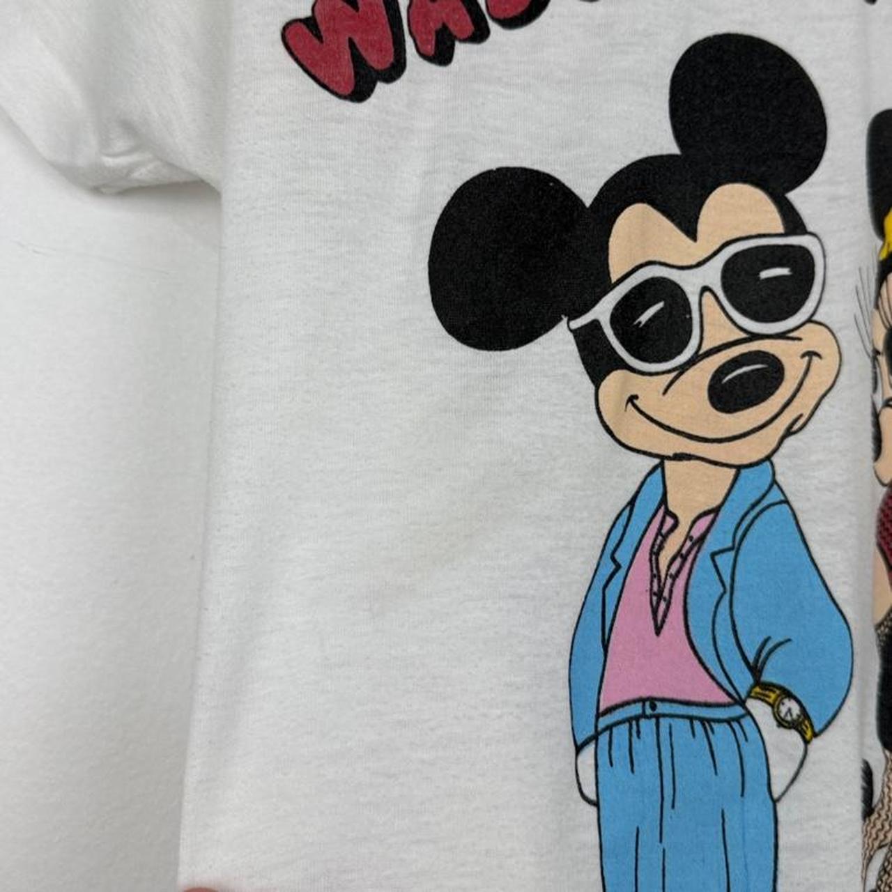 Vintage 80s Mickey & Minnie Mouse Washington D.C. White T Shirt (XS)