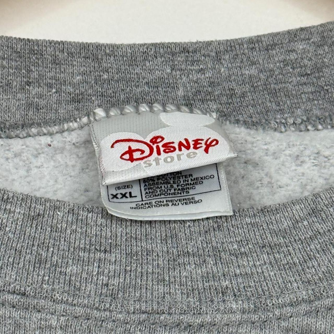 Vintage 00s Mickey Mouse Disney Store Grey Sweatshirt (XXL)