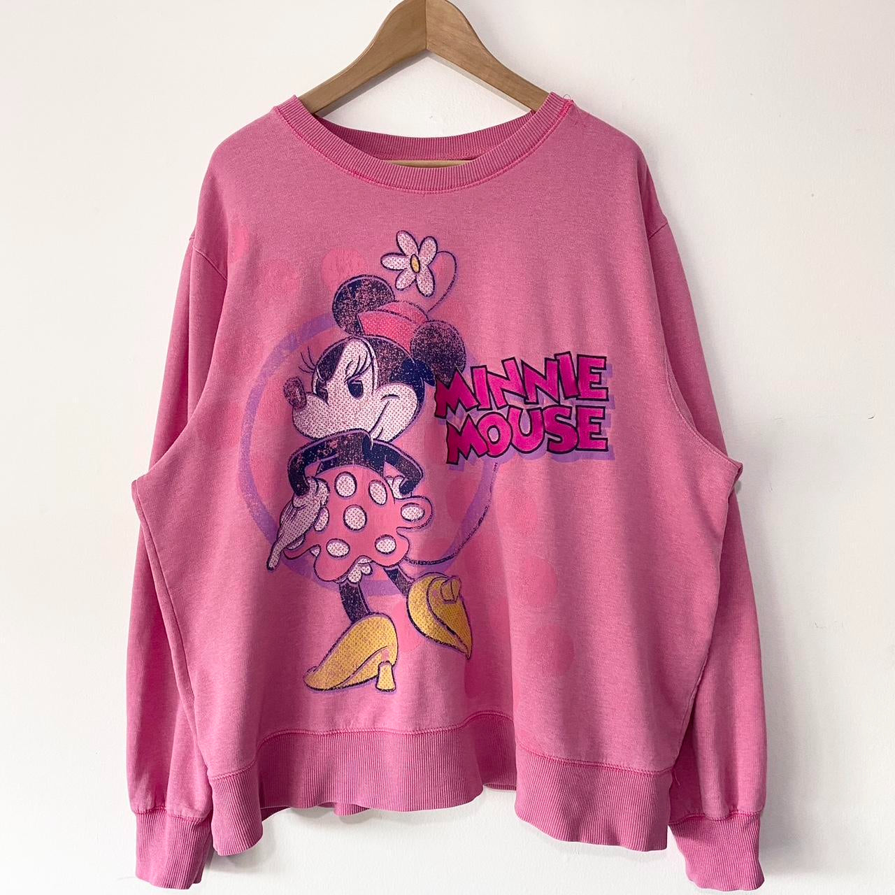 Minnie Mouse Pink Sweatshirt (XL)