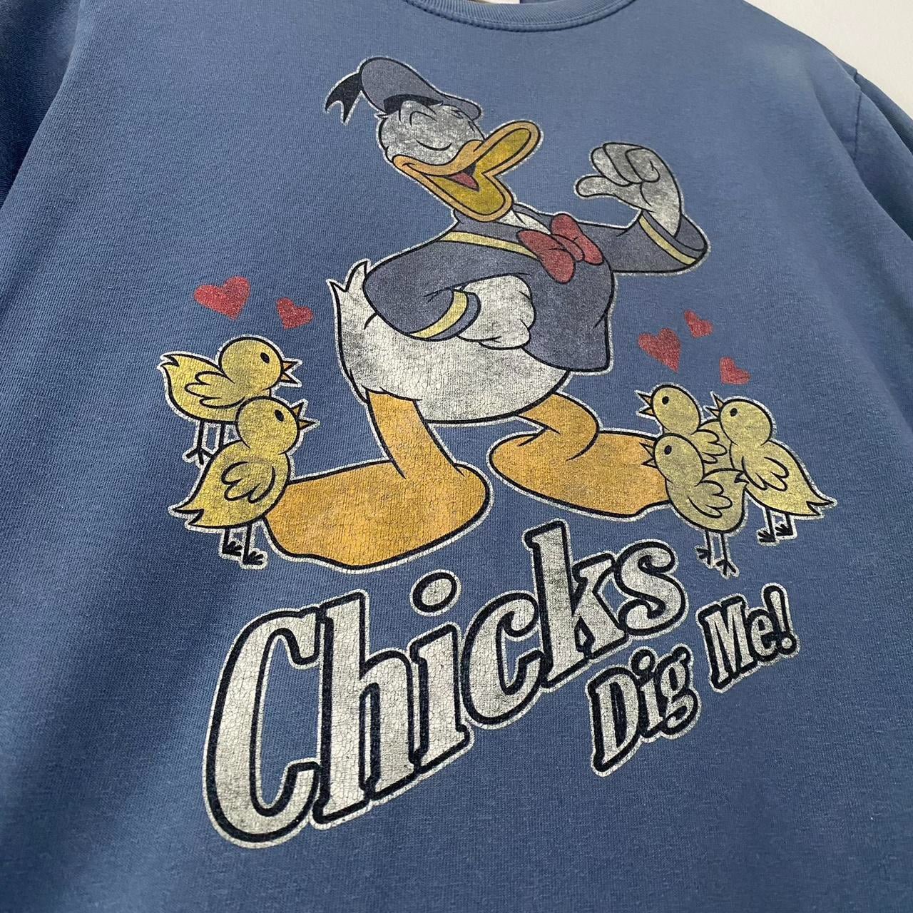 Disney Donald Duck Chicks Dig Me 00s T Shirt (S)