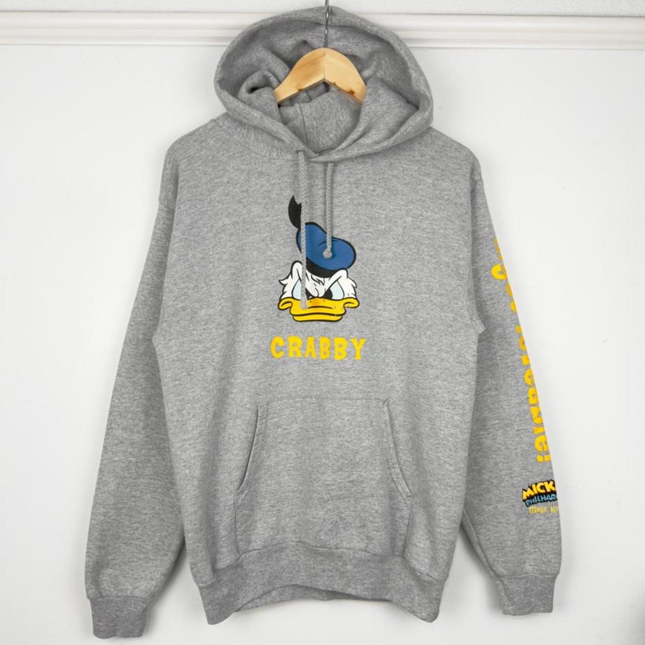 Vintage 00s Donald Duck Mickey's Philharmagic Magic Kingdom Grey Hoodie (S)