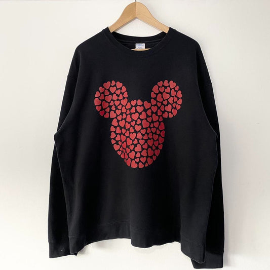 Mickey Love Hearts Sweatshirt (XL)